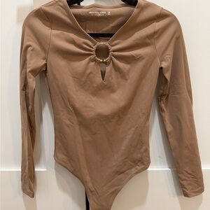 Abercrombie tan bodysuit